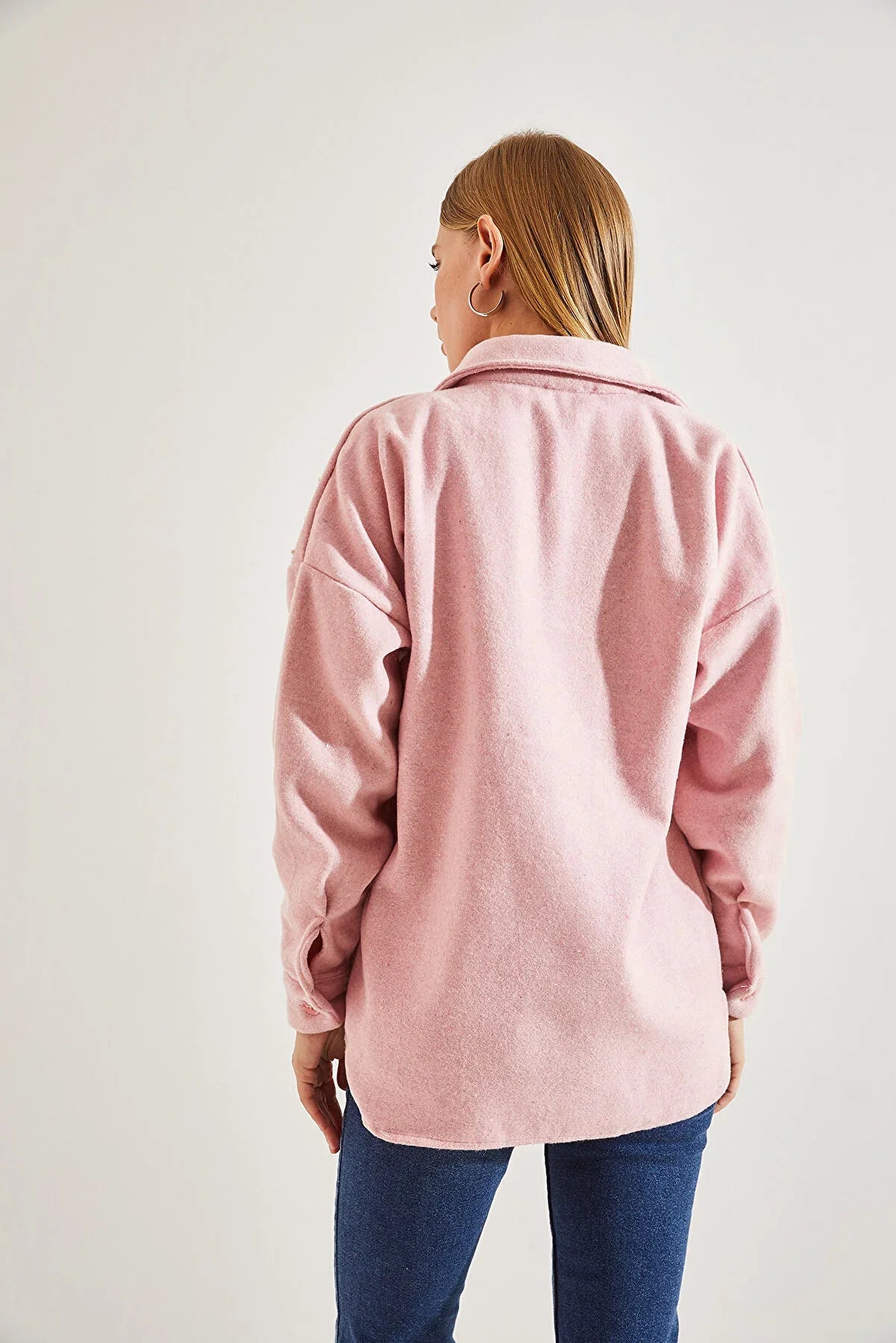 Lavender Cotton Daisy Embroidered Shaket