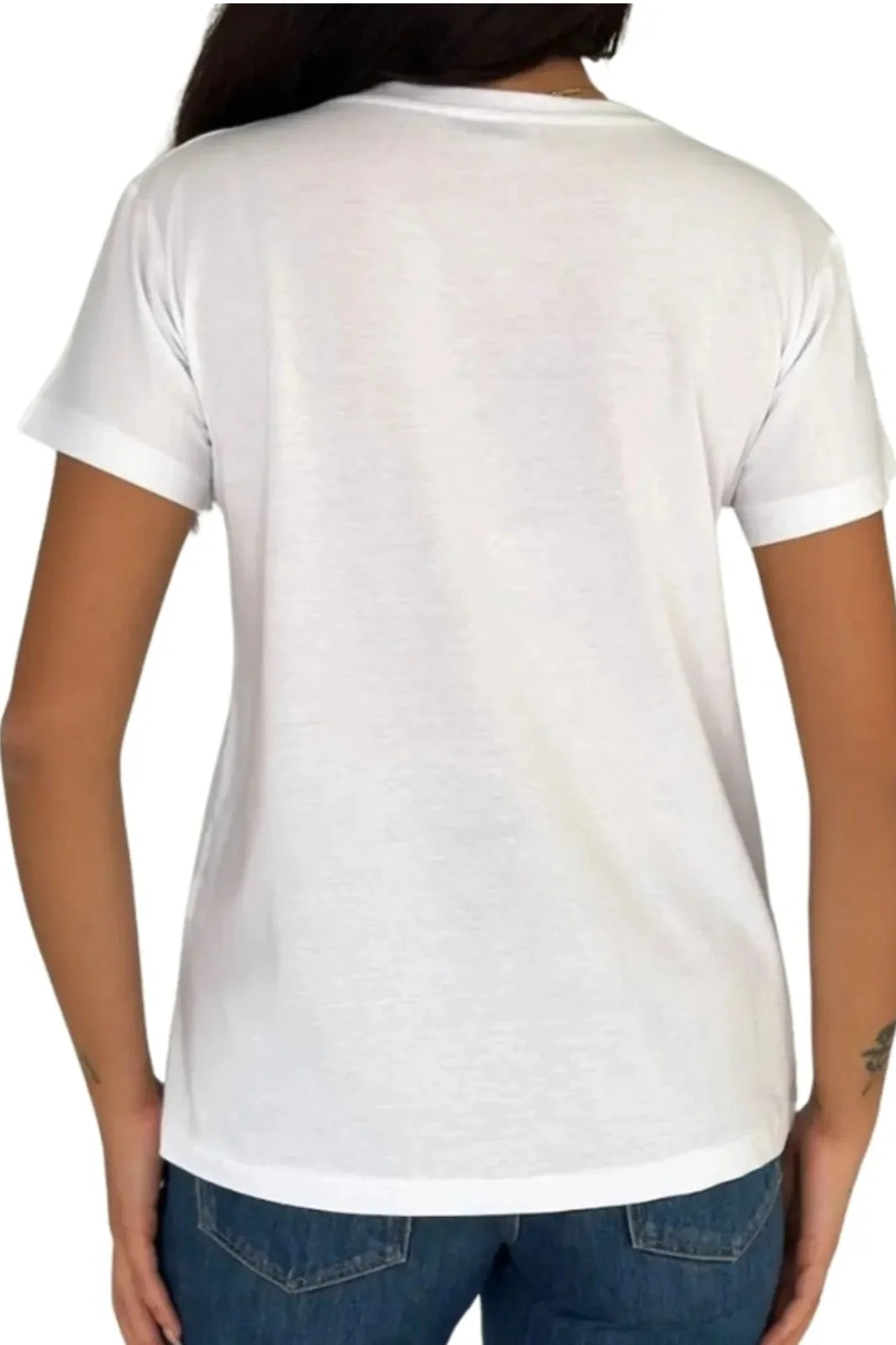 Μπλούζα Tilda Evil Eye με πούλιες - Λευκό