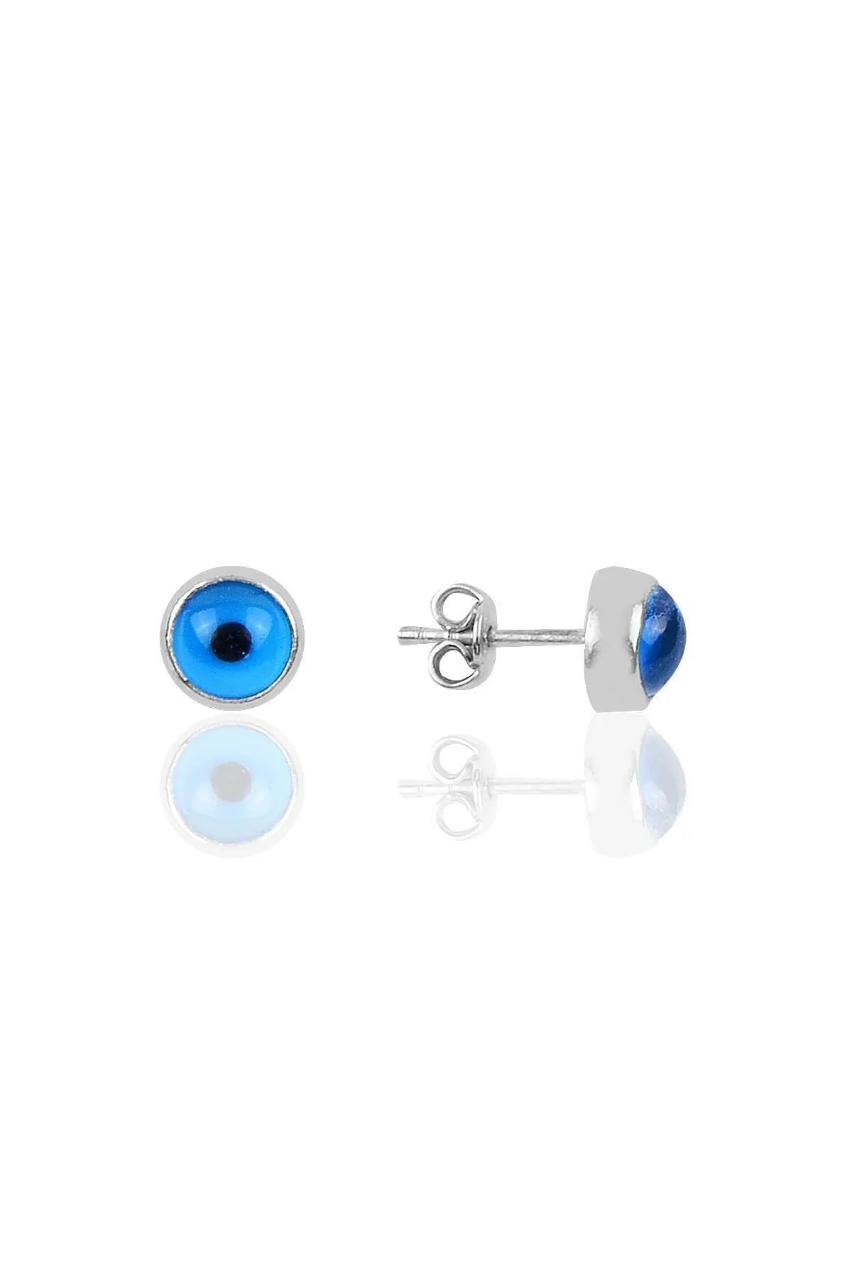 Sterling Silver 925 Evil Eye Sterling Earrings