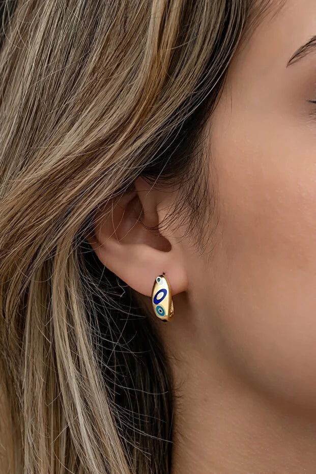 Evil Eye Design Earrings