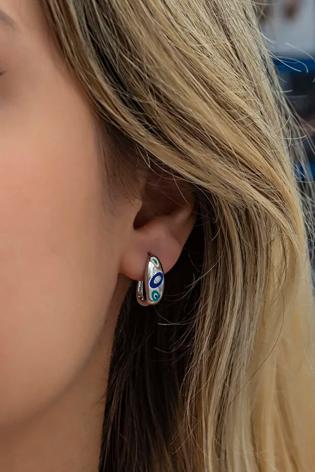 Evil Eye Design Earrings