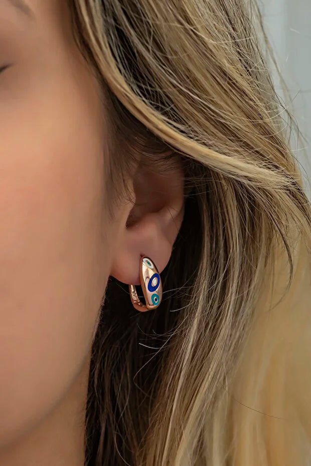 Evil Eye Design Earrings