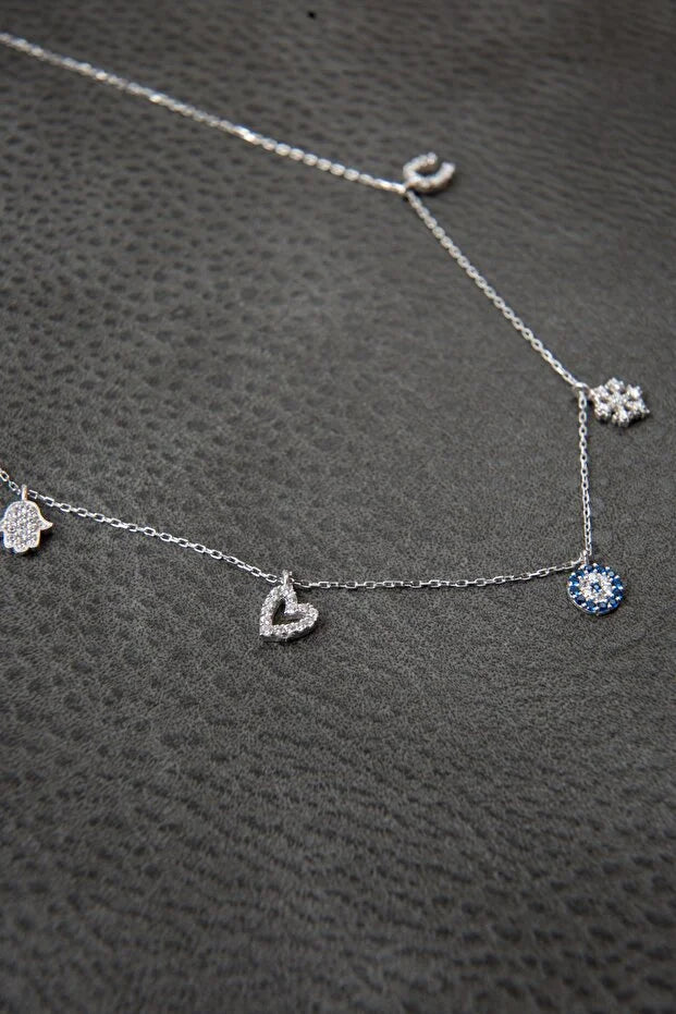 Sterling Silver Evil Eye Necklace