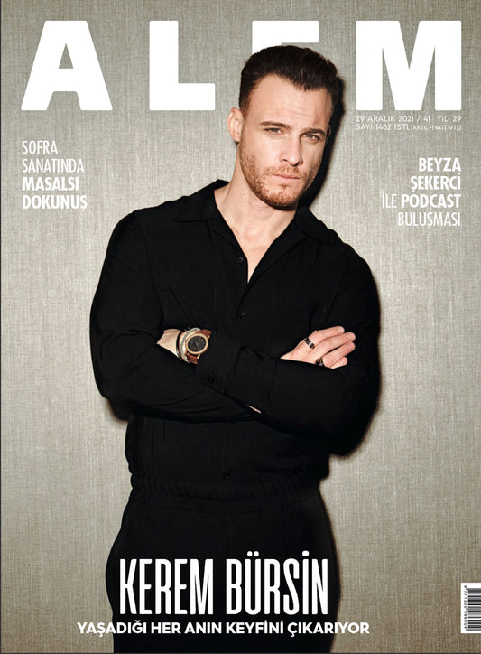 Alem 2021 Kerem Bursin Magazine Turkey - Brand New