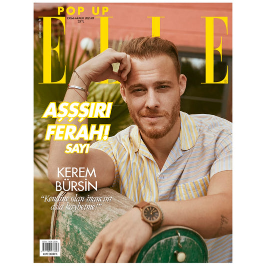 ELLE Turkish magazine Kerem Bursin POP UP 2021 - Brand New