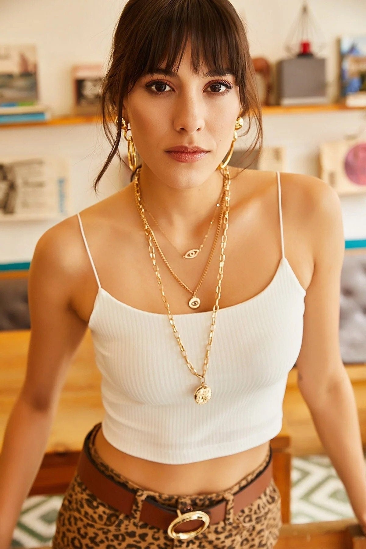 Strappy Ribbed Crop Top