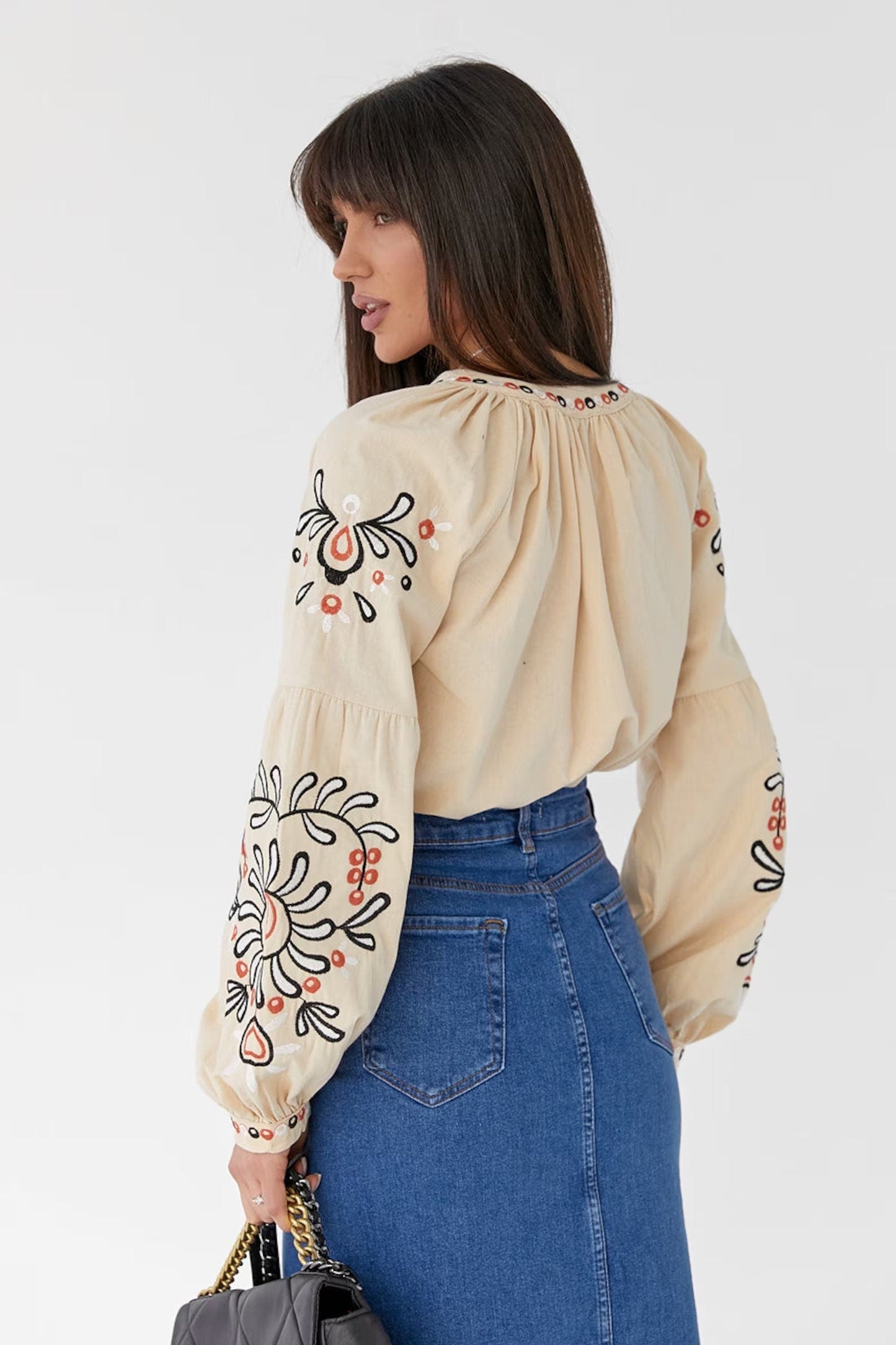 Bohemian Flair Linnen-Katoenen Blouse