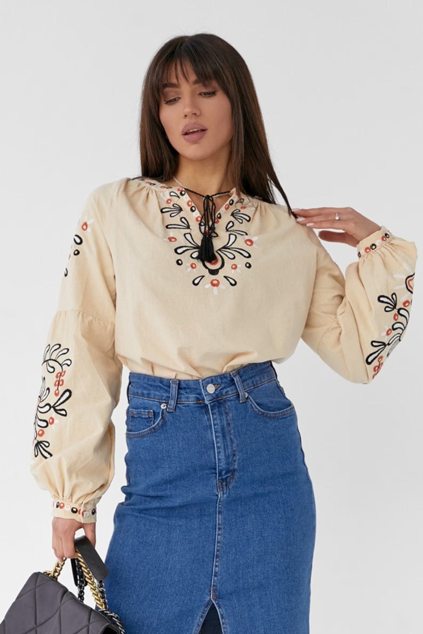 Bohemian Flair Linnen-Katoenen Blouse