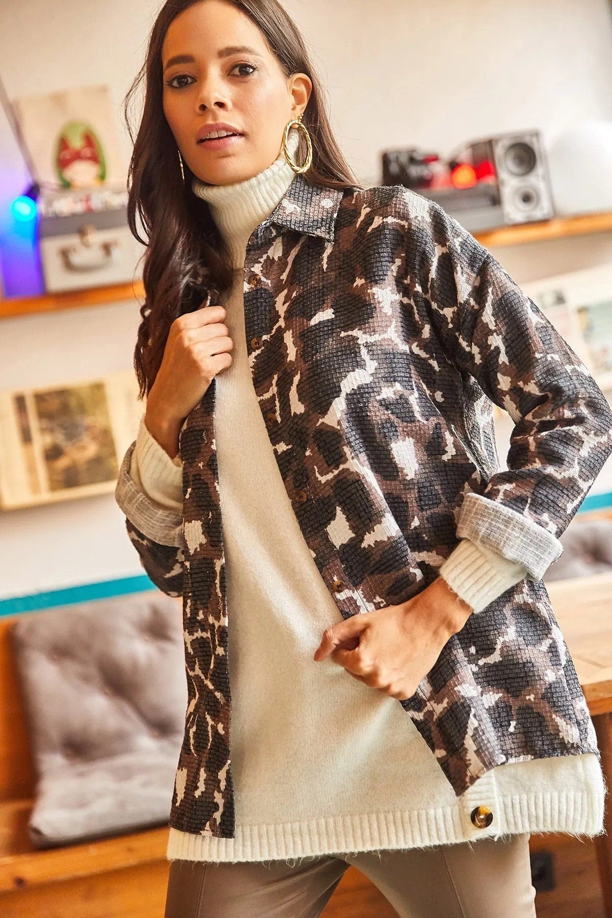 Leopard Print Shacket