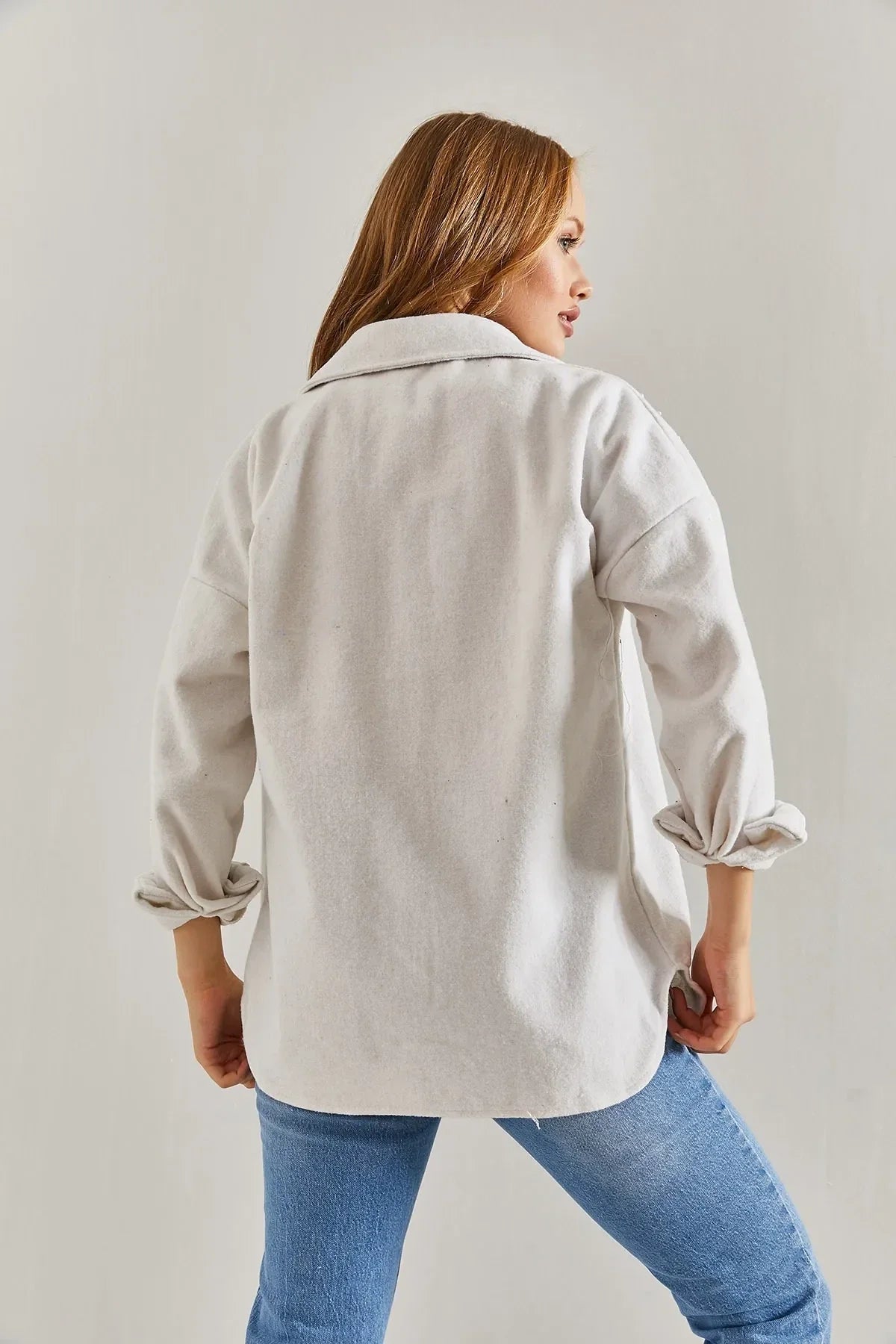 Lavender Cotton Daisy Embroidered Shaket