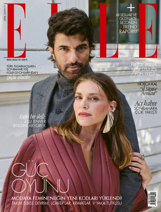 Elle October 2025 Engin Akyurek Turkey - Brand New