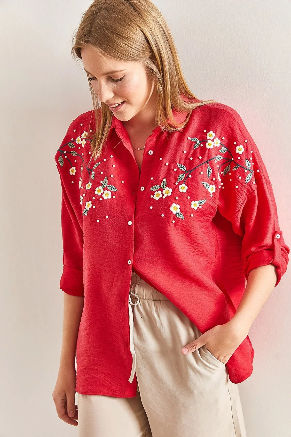 Daisy Embroidered Blouse