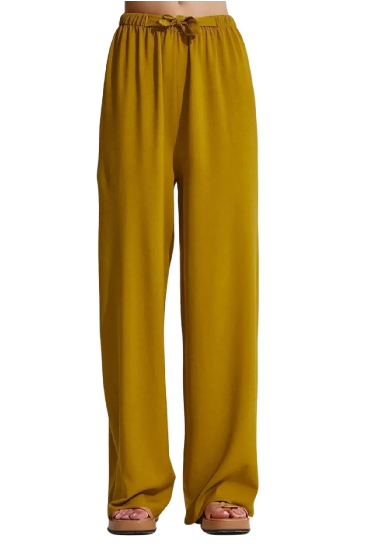 Mustard Wide Leg Pants
