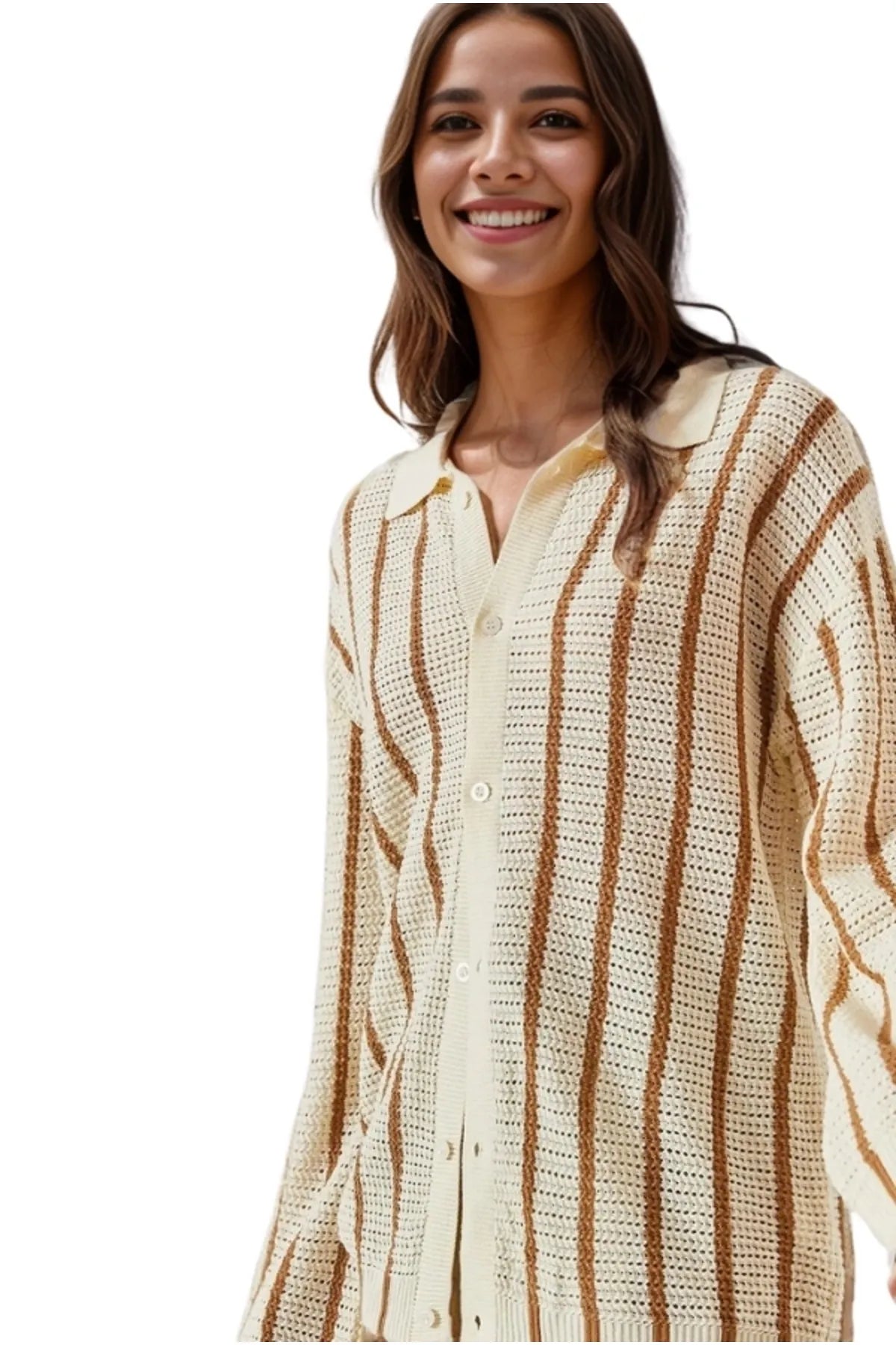 Retro Rhythm Striped Cardigan