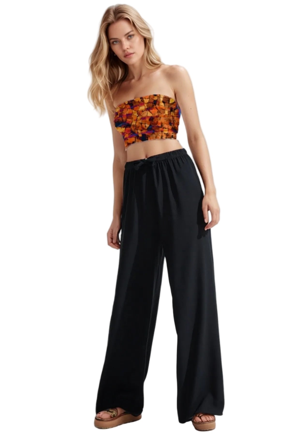 Black Wide Leg Pants