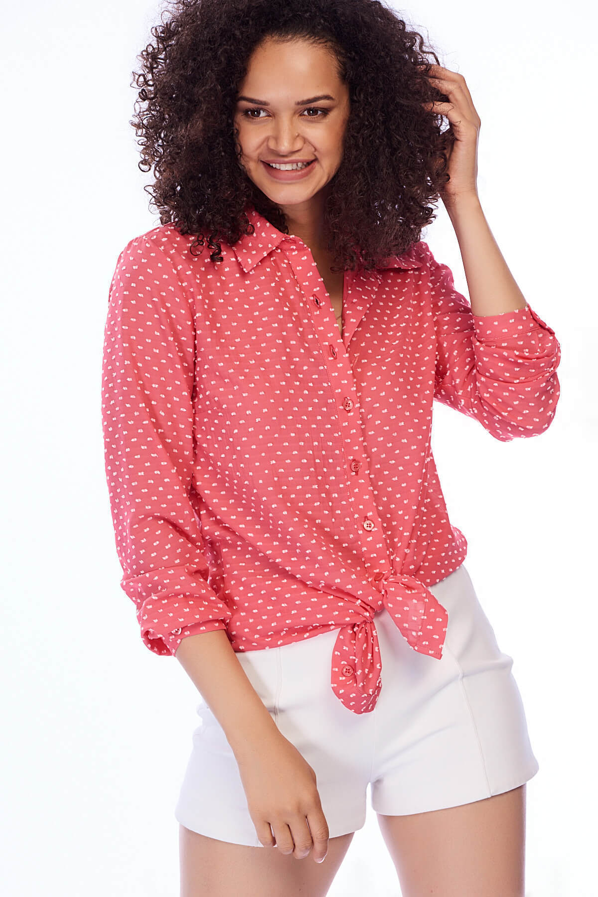 Philippa Women's Shirt - Coral