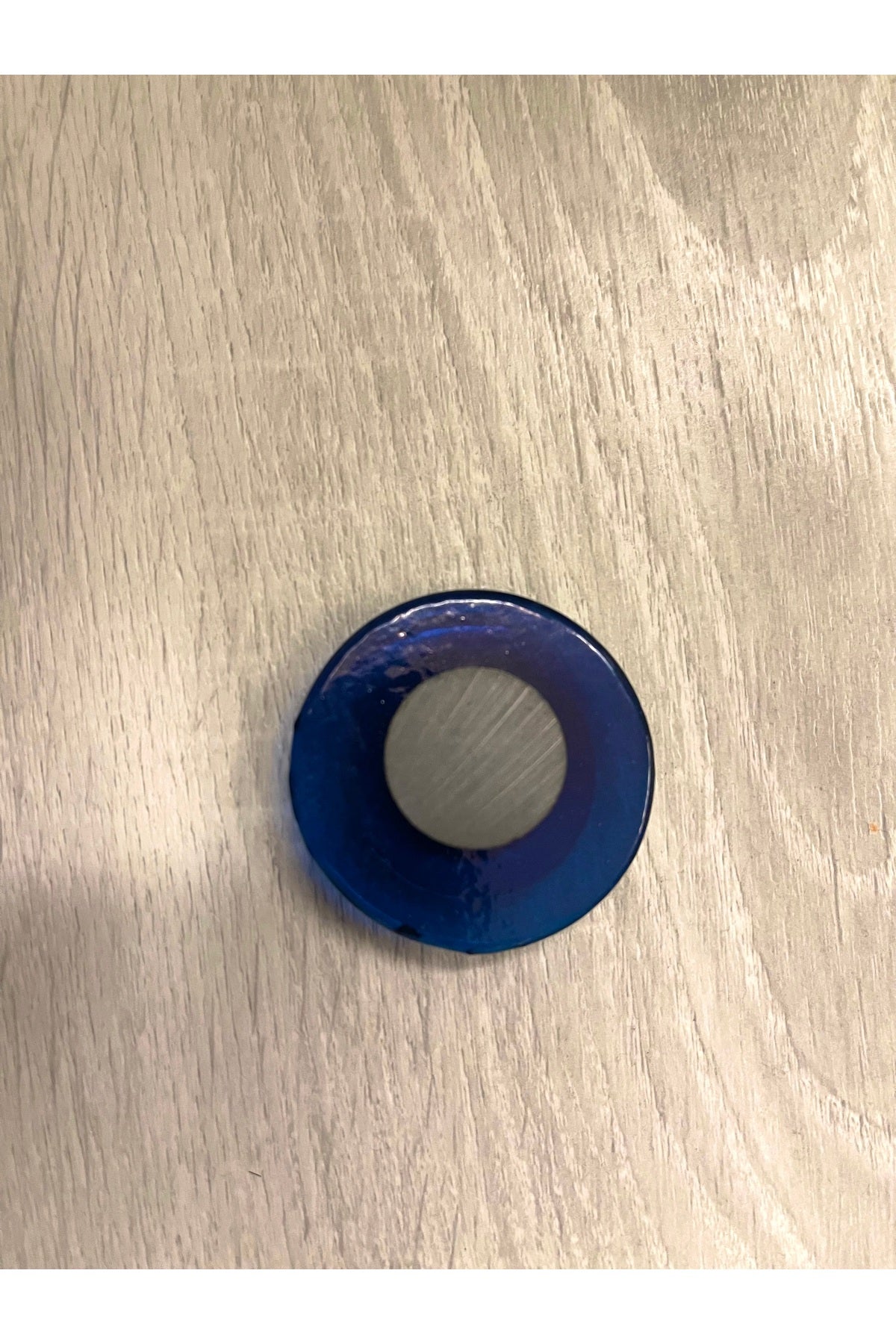 Margaret Fused Glass Evil Eye Magnet - Navy