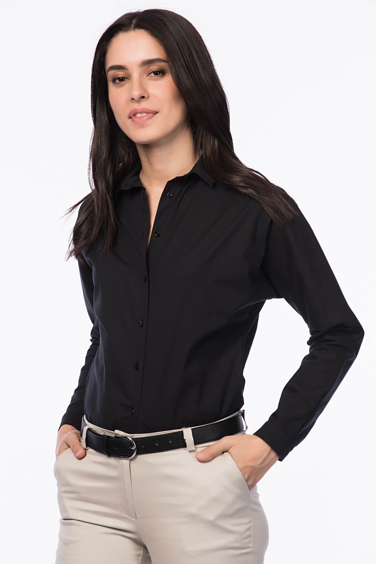 Patricia Women's Shirt - Black