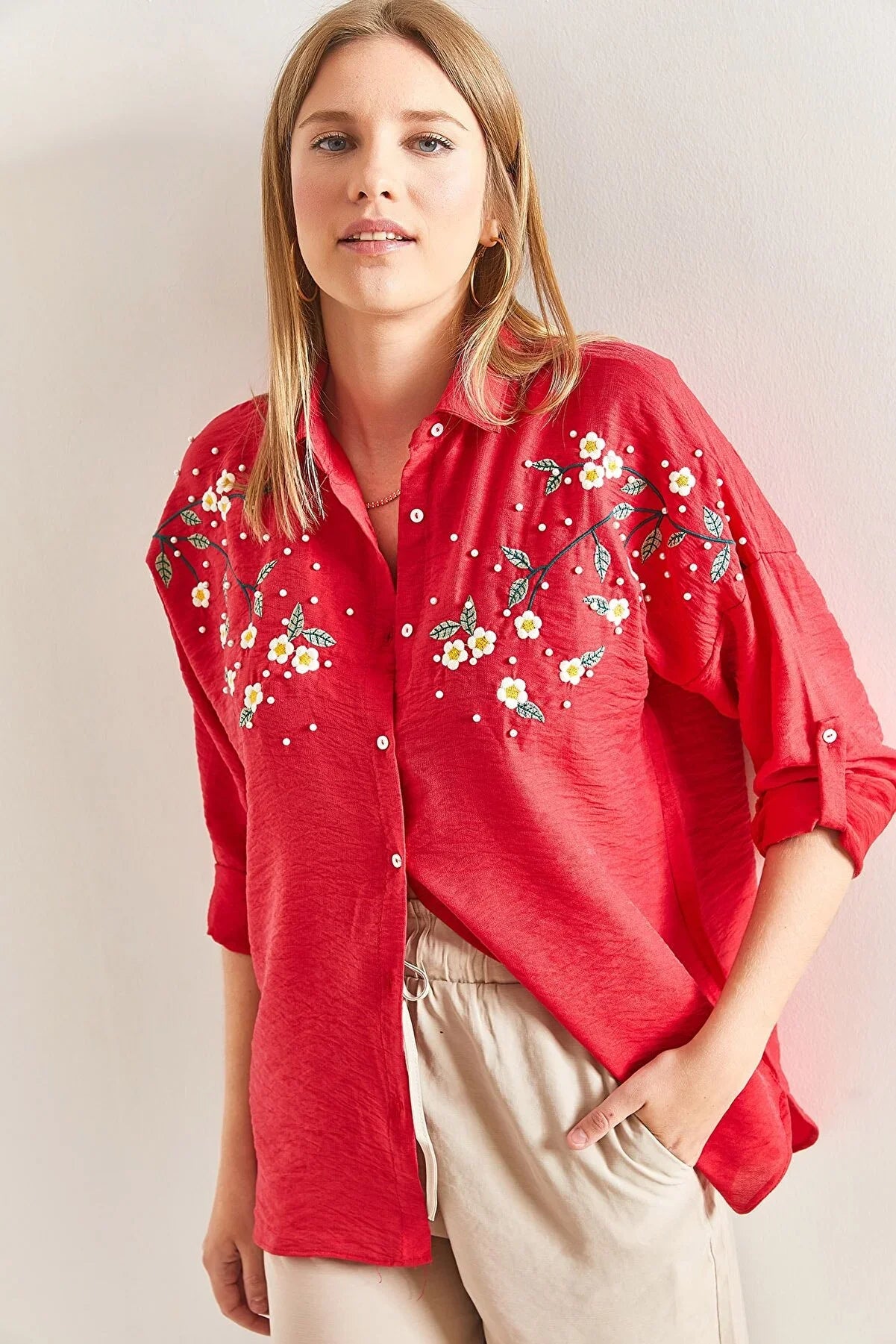 Daisy Embroidered Blouse