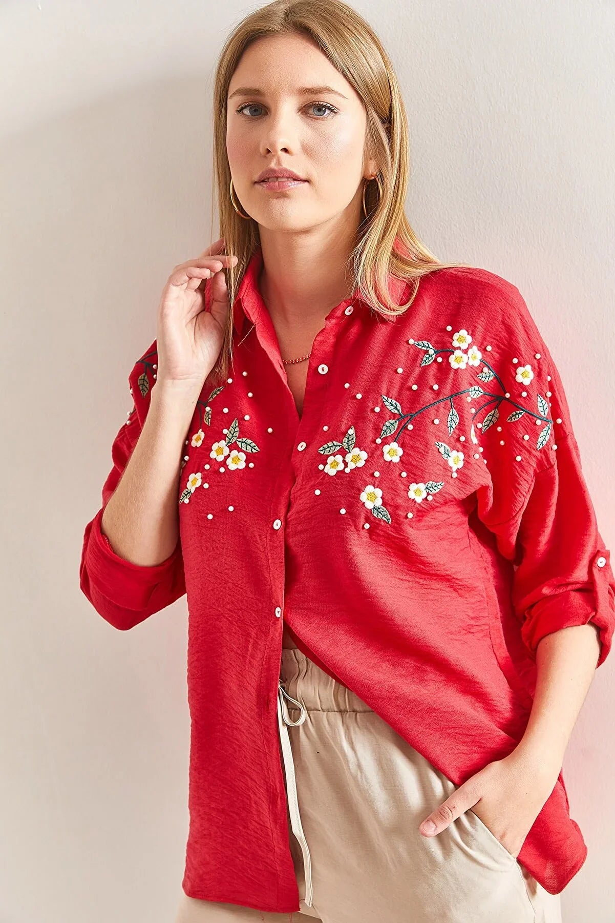 Daisy Embroidered Blouse