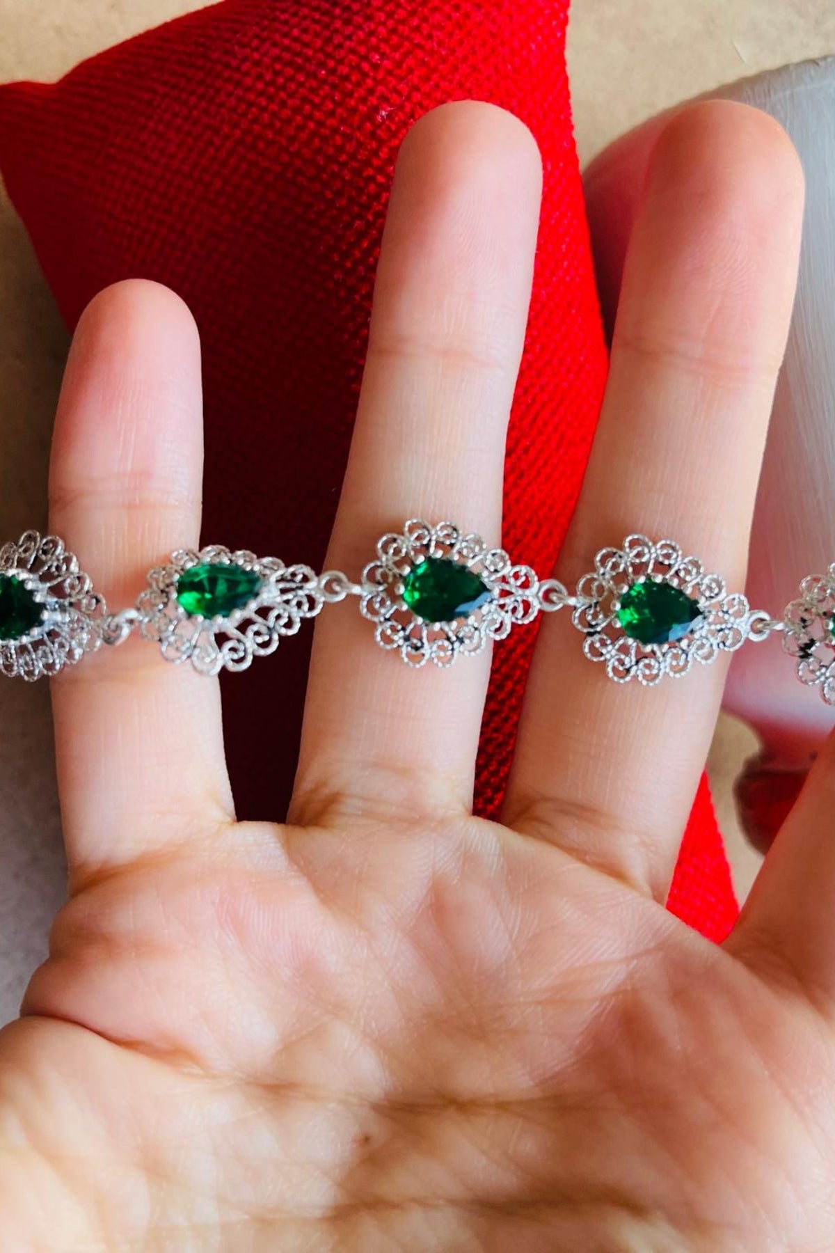 Pulsera musulmana Ayet-el Kursi de plata de ley 925