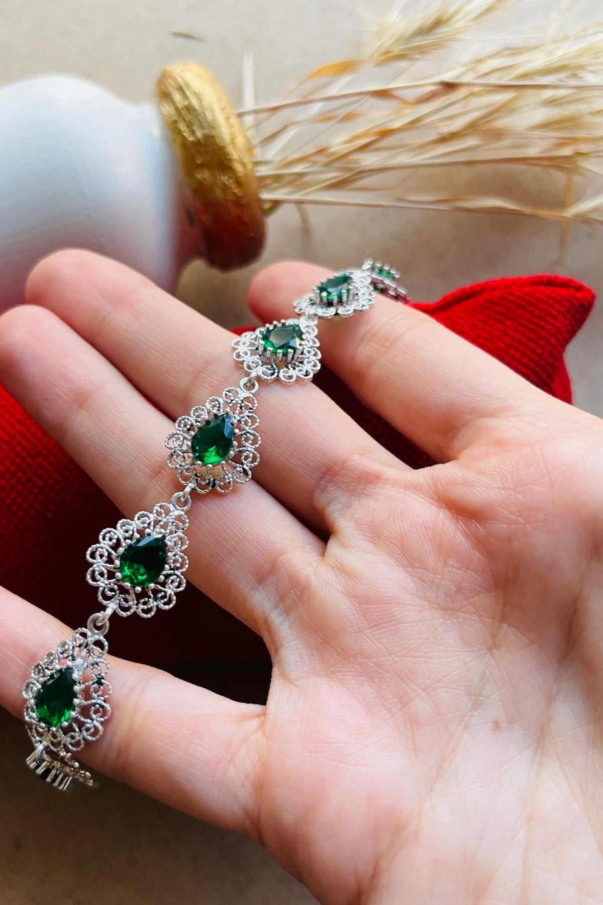 Pulsera musulmana Ayet-el Kursi de plata de ley 925