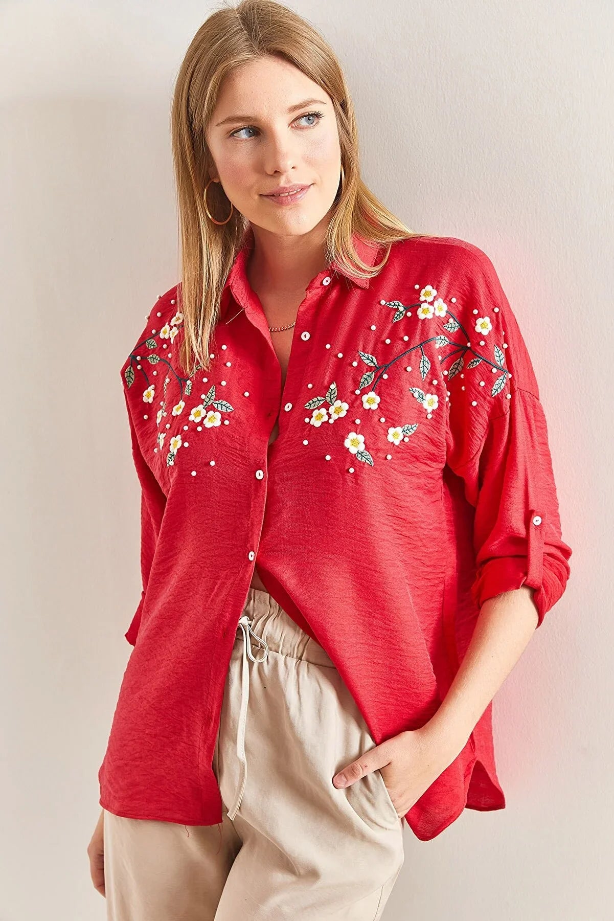 Daisy Embroidered Blouse