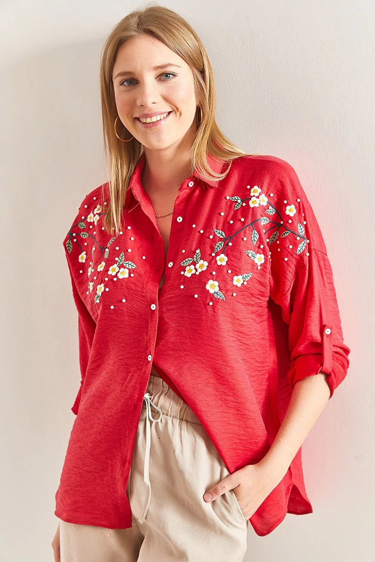 Daisy Embroidered Blouse