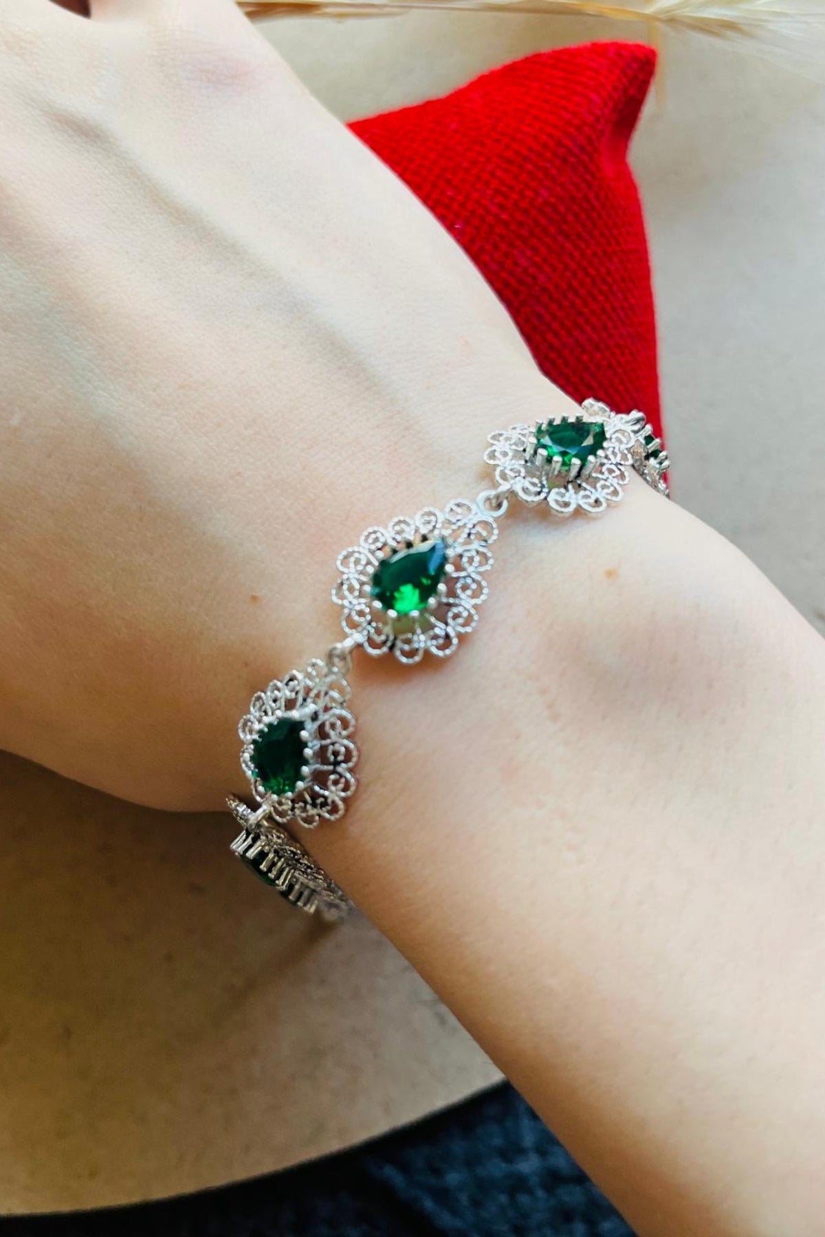 Pulsera musulmana Ayet-el Kursi de plata de ley 925