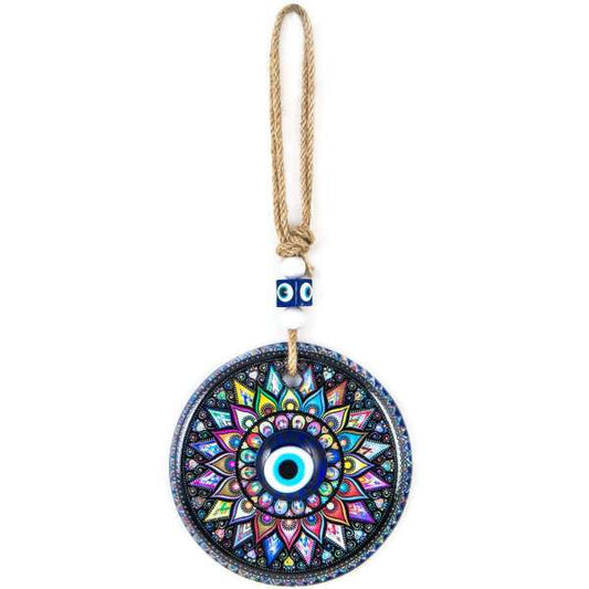 13 cm Chakra Design Evil Eye Wall Hanging