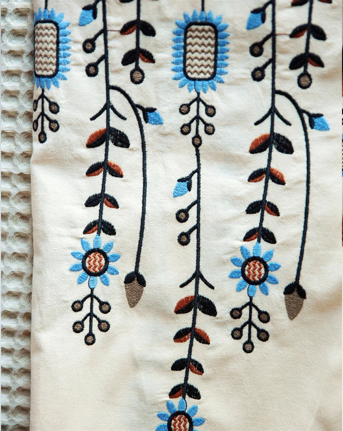 Traditional Embroidered Cotton Blouse