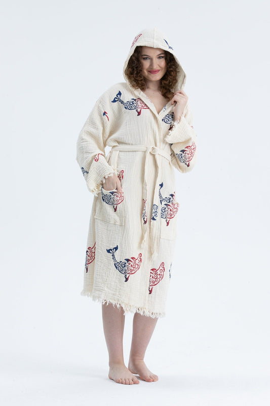 Organic Cotton Turkish Bathrobe