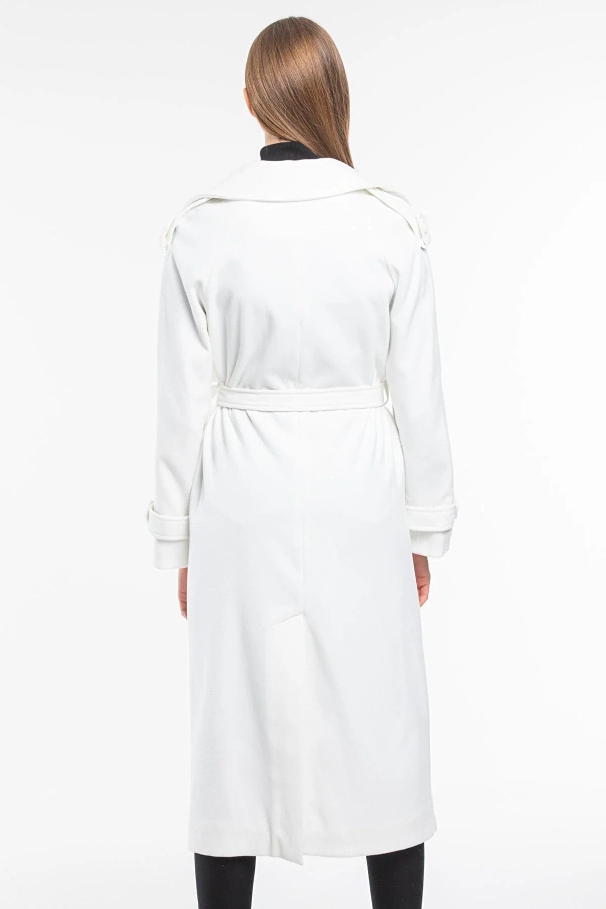 White Wool Long Coat