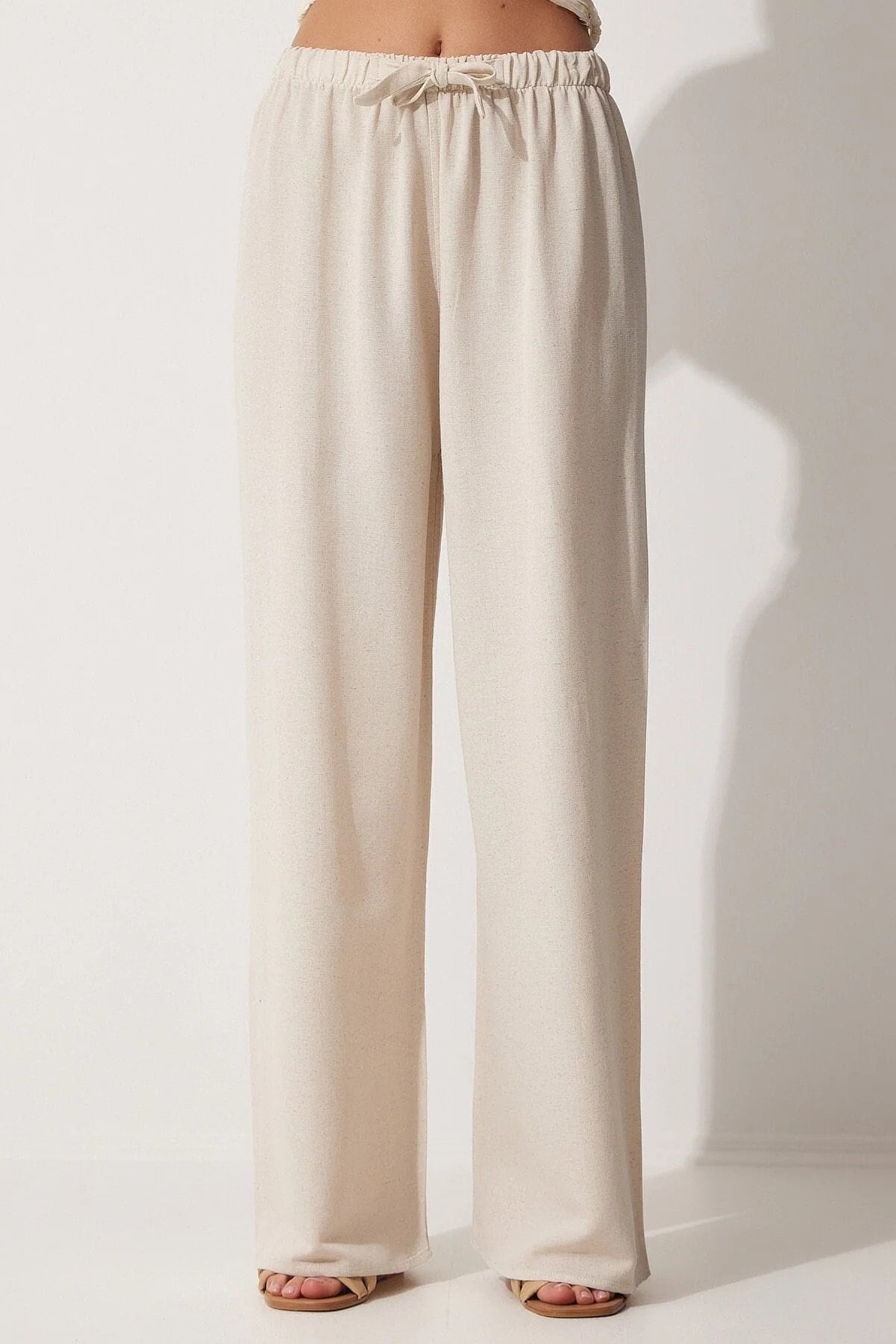 Wide Leg Linen Pants