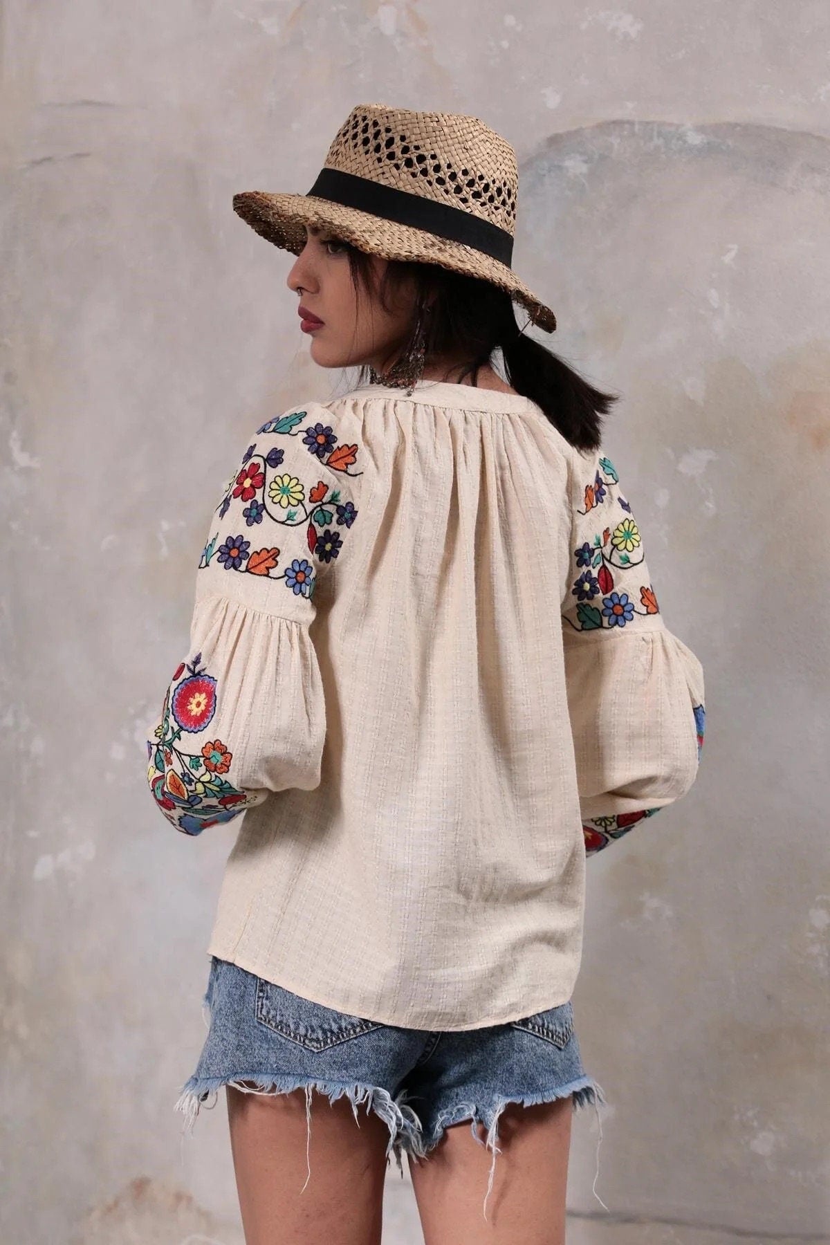 Bohemian Blossom Vyshyvanka Blouse