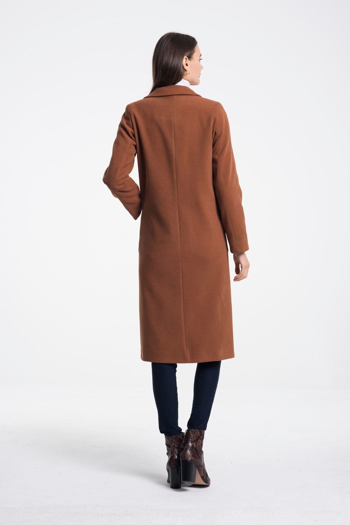 Camel Wool Long Coat