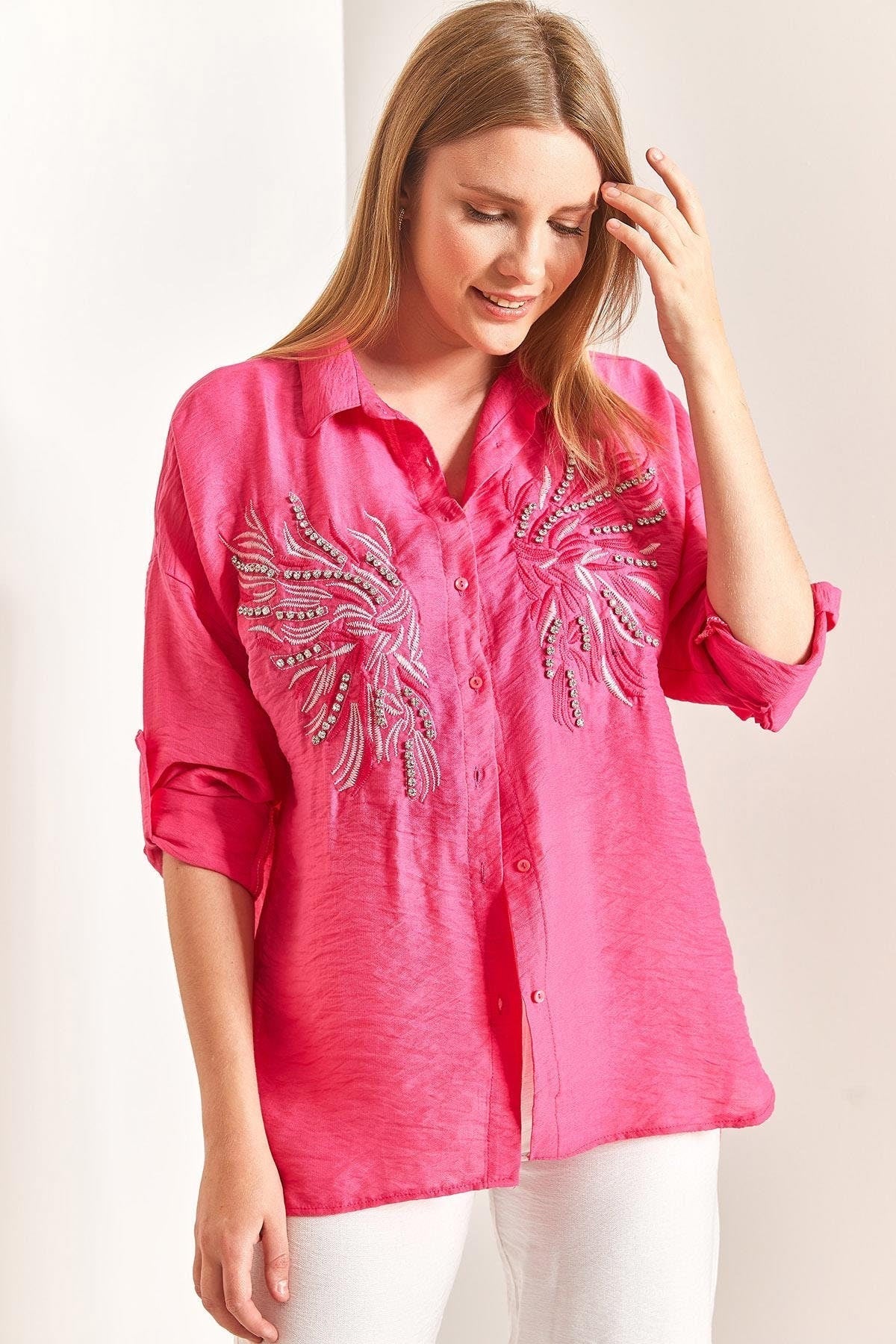 Angel Wing Designer Cotton Blouse