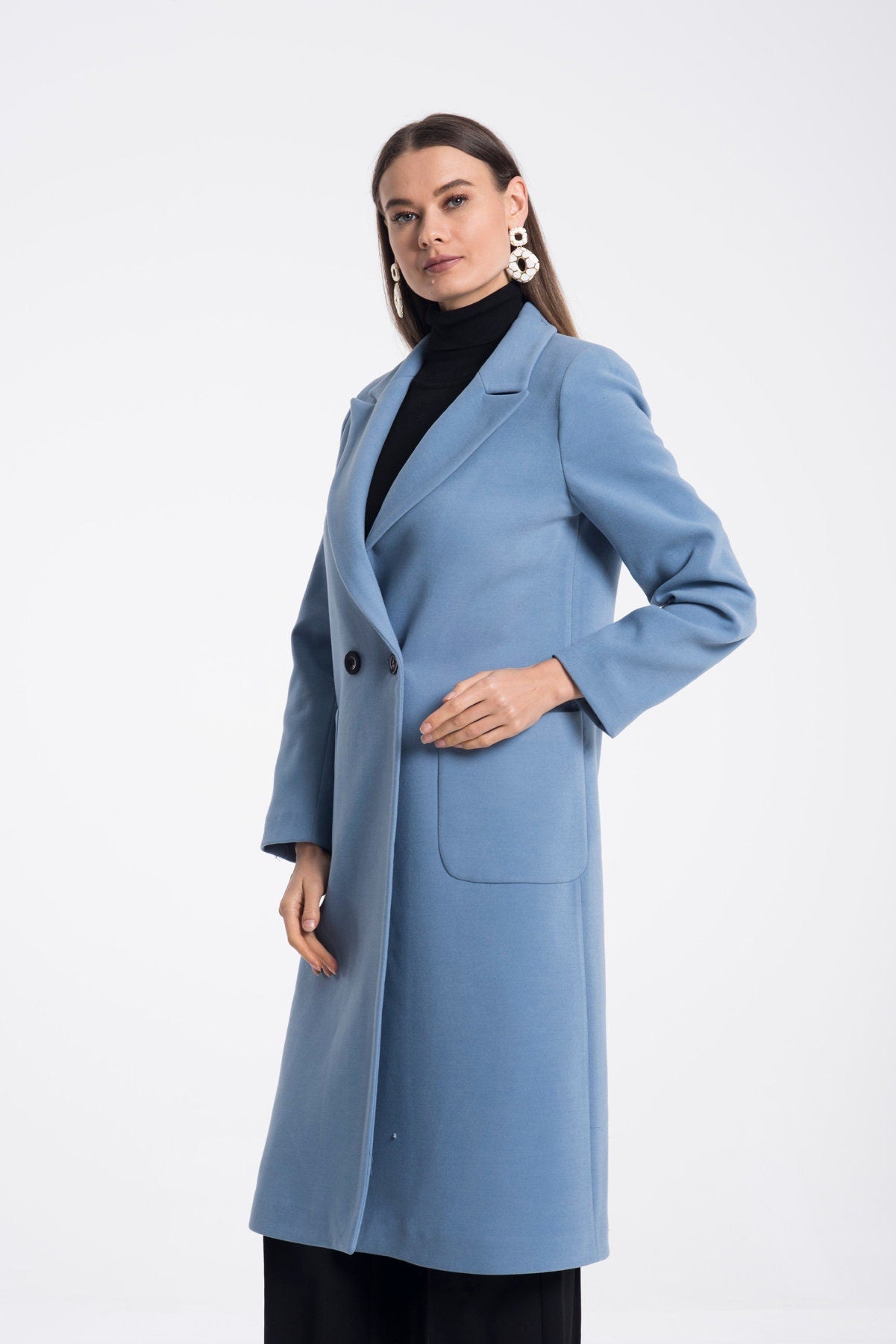 Camel Wool Long Coat