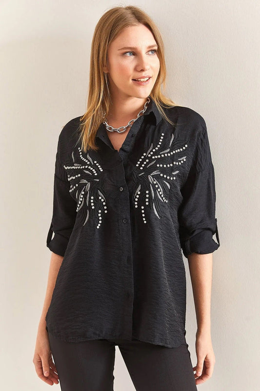 Angel Wing Designer Cotton Blouse