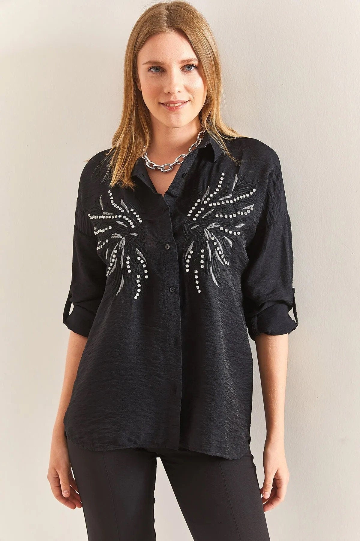 Angel Wing Designer Cotton Blouse