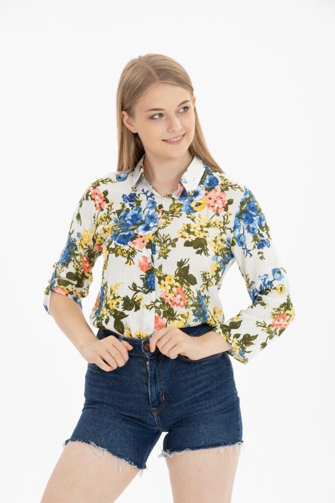 Casual Floral Button Down Shirt