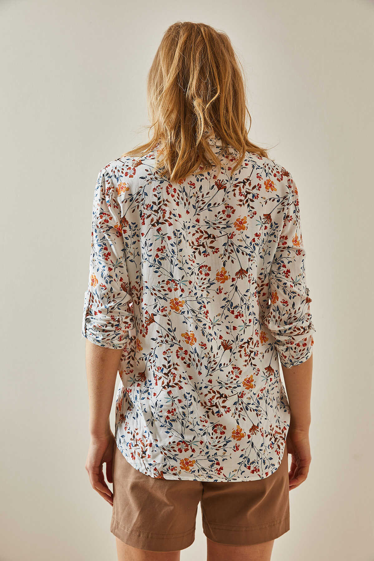 Pink Floral Button Down Shirt